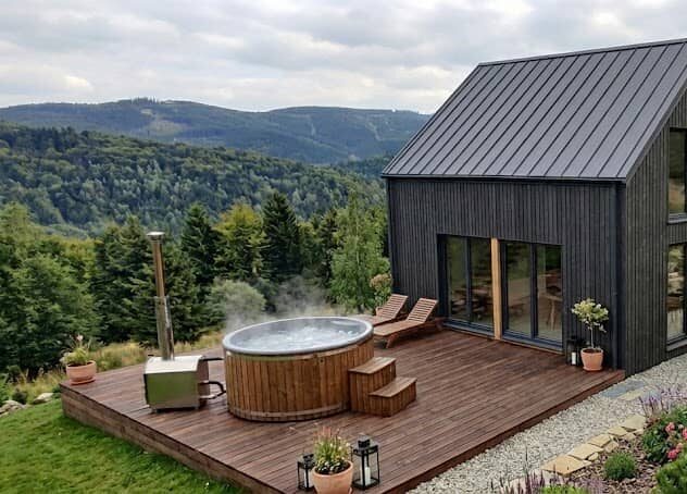 Szkielet domku letniskowego „Ryś”