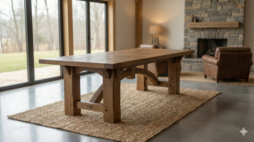 Duży stół jadalny „Słowik” 250 cm x 105 cm