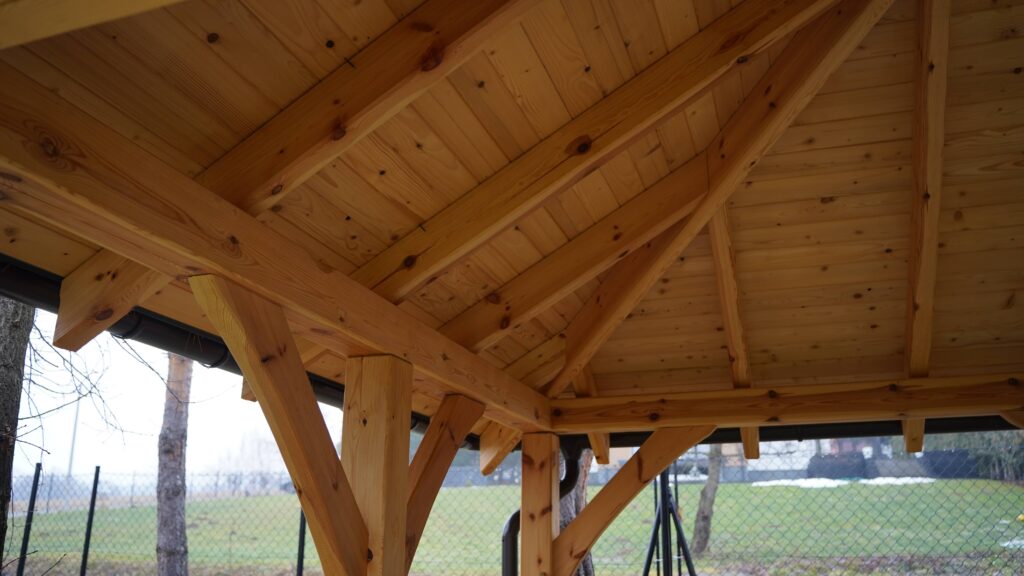 Altana ogrodowa 9 słupów 6m x 3,5m