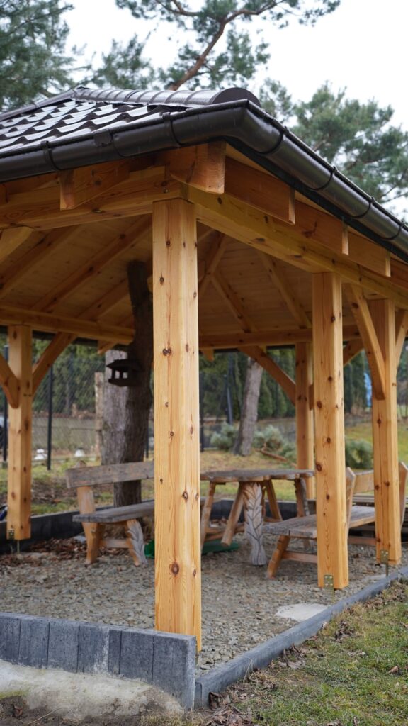 Altana ogrodowa 9 słupów 6m x 3,5m