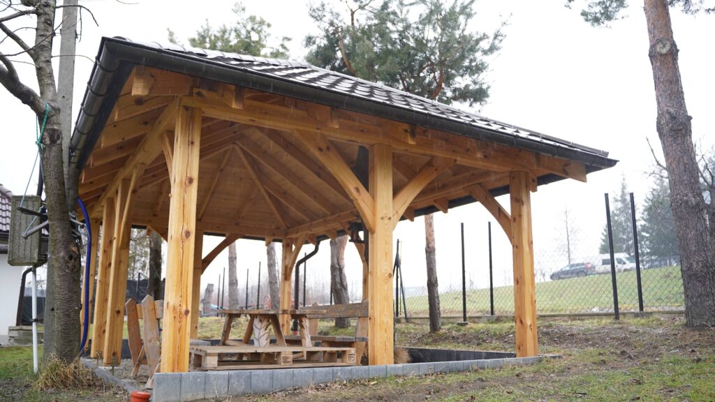 Altana ogrodowa 9 słupów 6m x 3,5m